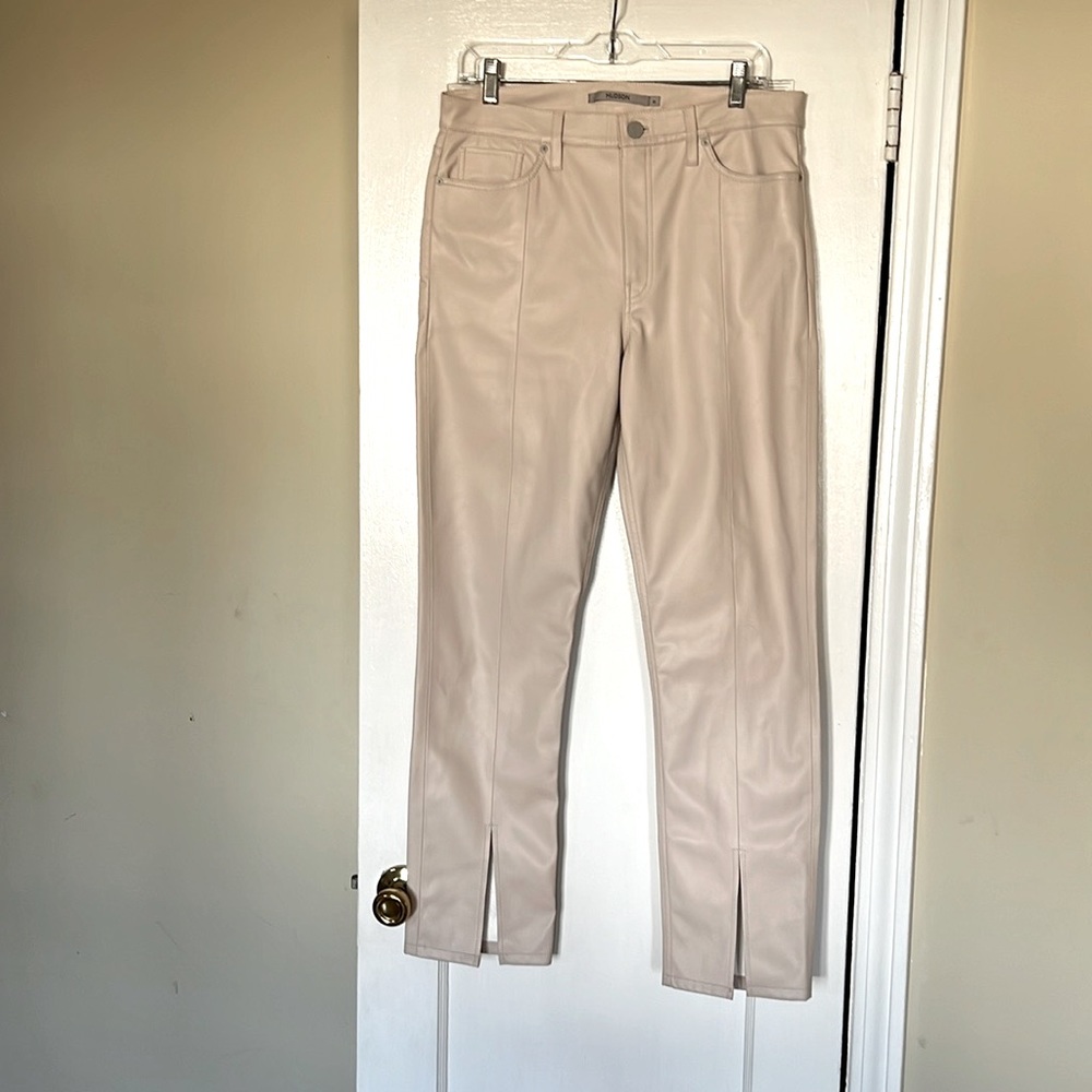 Hudson Harlow Faux Leather Jeans